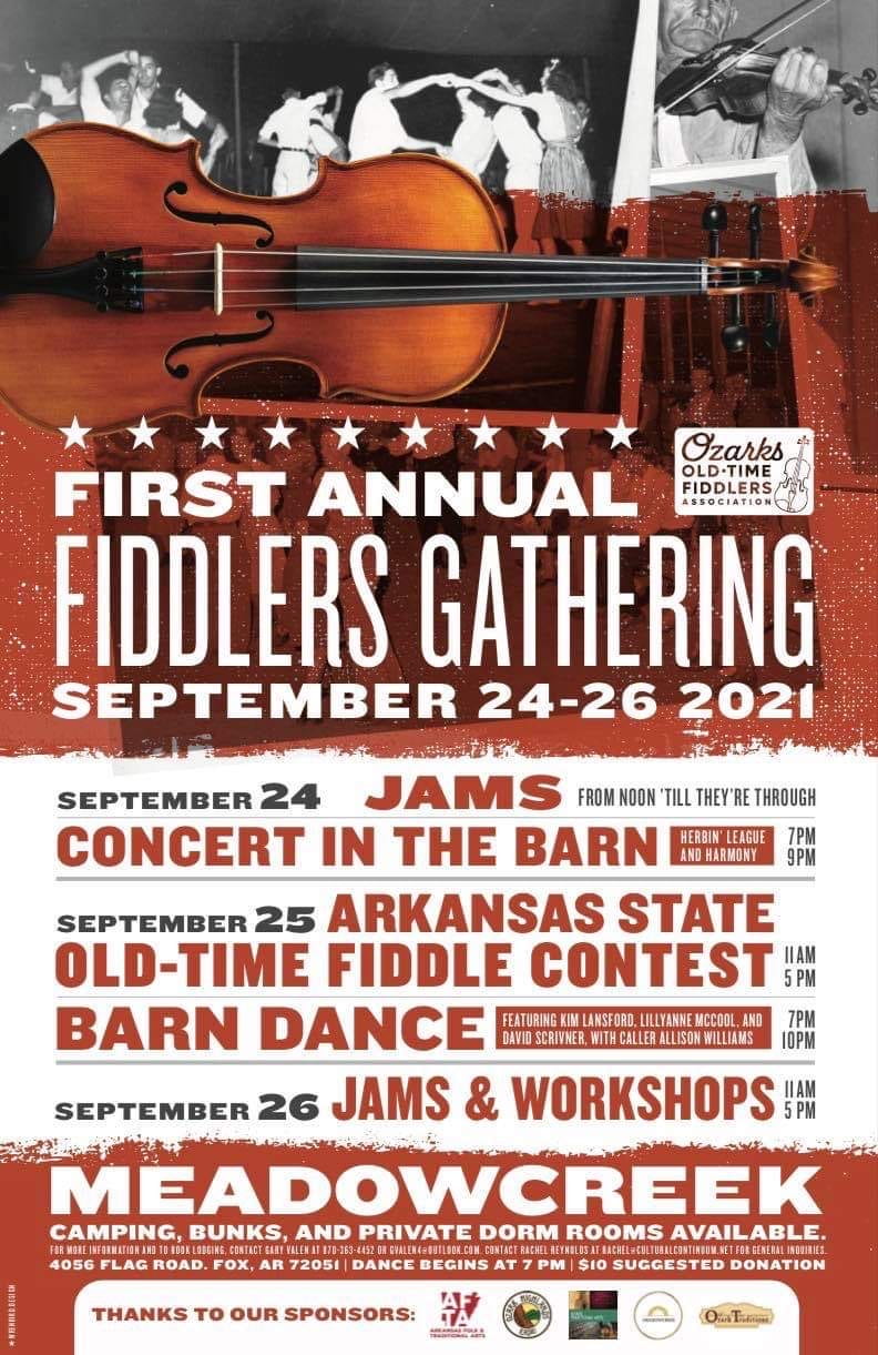 Poster for Fiddlers Gathering 2021